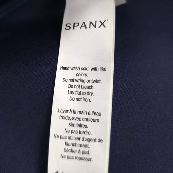 Spanx Shaping Flirty Bikini Swim Bottom Womens 8 Skirted Polka Dot UPF 50 - Picture 6 of 11